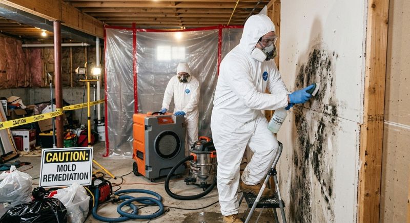 Black Mold Remediation in Dallas, TX
