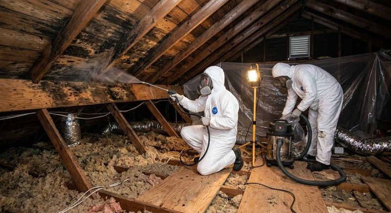 Attic Mold Remediation in Dallas, TX